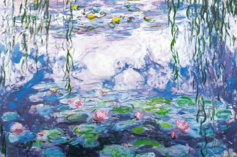 Water Lilies Detailed - Claude Monet Paintings